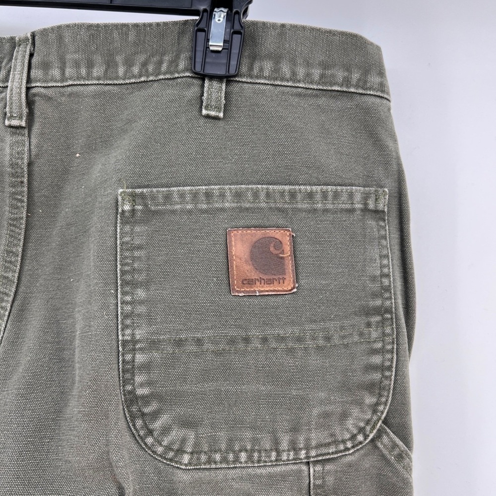 Y2K 2003 Vtg Carhartt Work Pants Men 40x34 Relaxed Fit Canvas Utility B11 - Picture 4 of 8